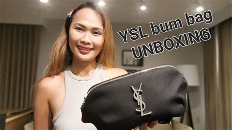 YSL bum bag unboxing 